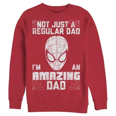 Мужской свитшот Marvel Spider-Man Amazing Dad, красный