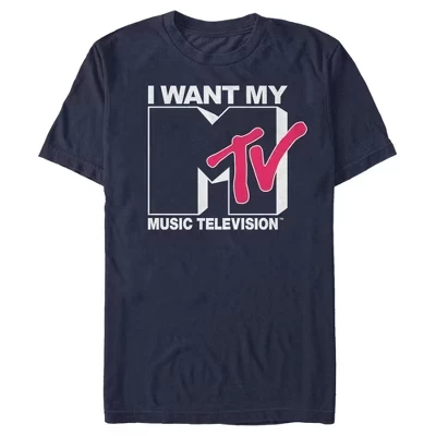Мужская футболка I Want My Music Television