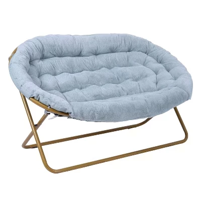 Кресло-ракушка Flash Furniture Eleanor, складное, бирюзовое
