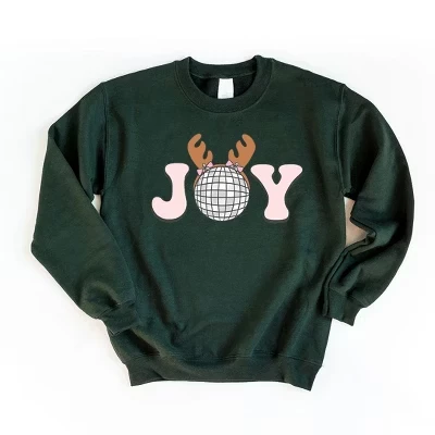 Женский свитшот Simply Sage Market Joy Reindeer, зеленый