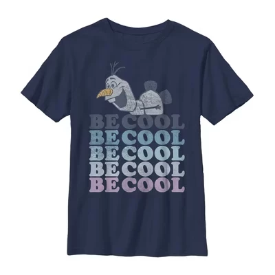 Детская футболка Olaf Be Cool, синяя