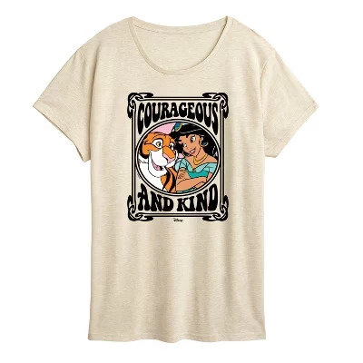 Женская футболка с коротким рукавом Jasmine Rajah Courageous and Kind с рисунком березы