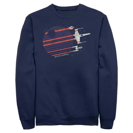 Мужская толстовка STAR WARS X-wing Flyby, темно-синяя