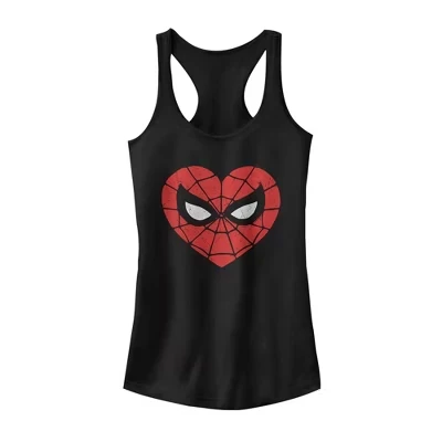Женская борцовка Marvel Spider-Man с сердцем, черная