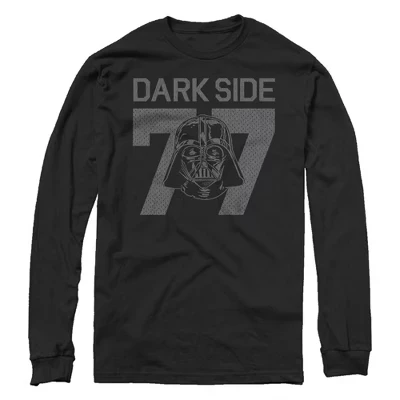 Мужская рубашка с длинным рукавом : A New Hope Root for the Dark Side, черная