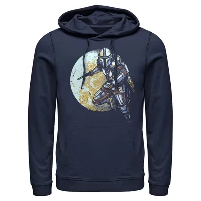 Мужская толстовка с капюшоном The Mandalorian Mandalore's Moon