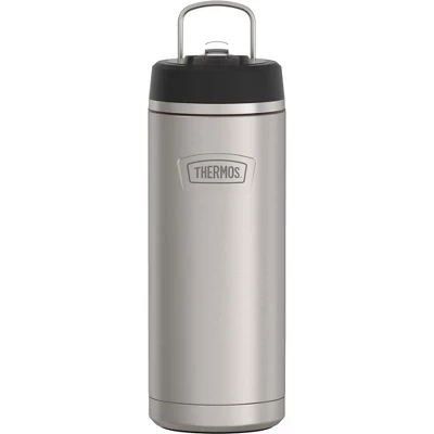 Бутылка-термос Thermos Icon 946 мл с трубочкой, матовая сталь