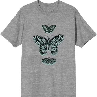 Футболка с коротким рукавом и круглым вырезом Celestial Tropics Butterflies для взрослых