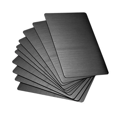 Лазерная типография DIY из нержавеющей стали для гравировки пустых карточек 20 шт.