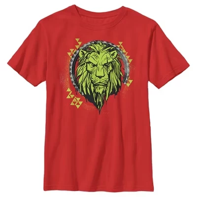 Футболка для мальчиков The Lion King «Шрам», красная