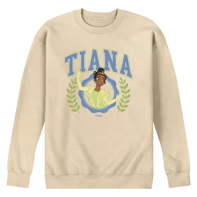 Мужская флисовая толстовка с графическим принтом Tiana Collegiate кремового цвета - - -