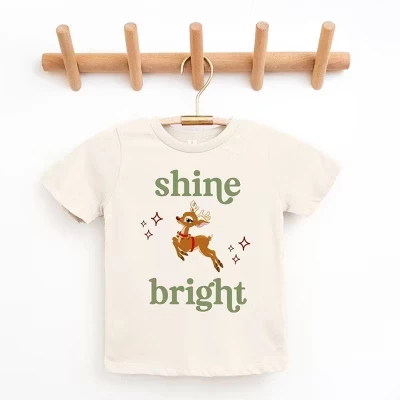 Детская футболка The Juniper Shop Shine Bright, кремовая