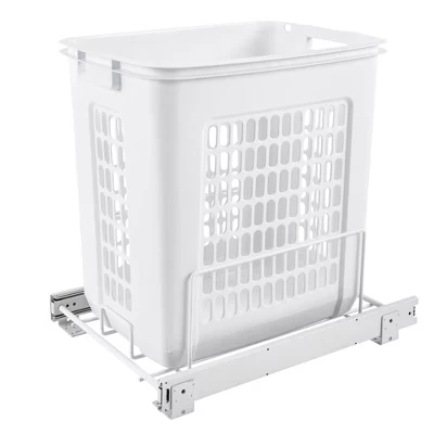 Корзина для белья Rev-A-Shelf HPRV-15020, белая
