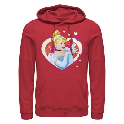 Мужское худи Cinderella «Стеклянная туфелька», красное