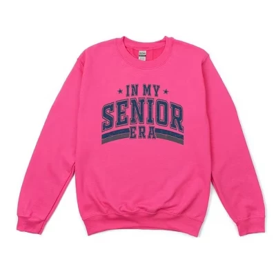 Женская толстовка с рисунком в стиле My Senior Era raspberry