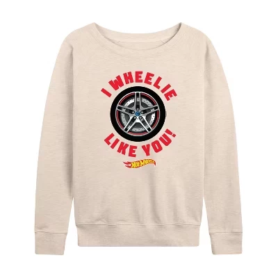 Женский лонгслив Hot Wheels I Wheelie Like You, бежевый