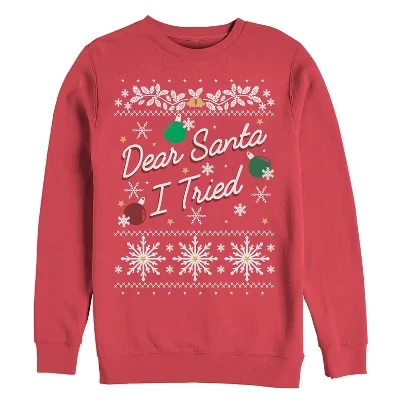 Женская футболка Lost Gods Christmas Dear Santa Я примерила красную толстовку
