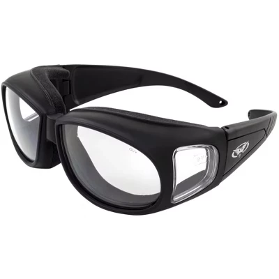 3 Пары защитных мотоциклетных очков Outfitter Safety надеваются поверх очков с прозрачными линзами