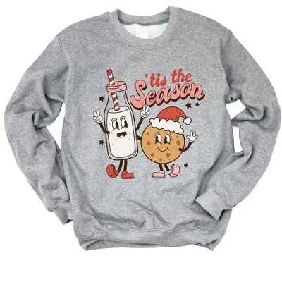 Женский свитшот Simply Sage Market Milk and Cookie, графитовый