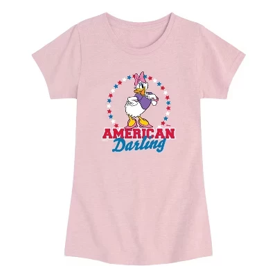 Приталенная футболка с коротким рукавом и рисунком American Darling Daisy