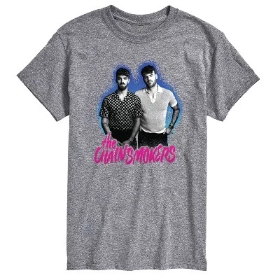Мужская футболка с коротким рукавом Glow Script Duo с графическим рисунком athletic heather