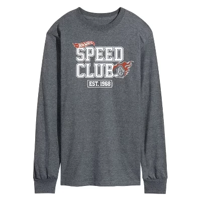 Мужская футболка Speed Club с длинным рукавом и графическим рисунком heather charcoal