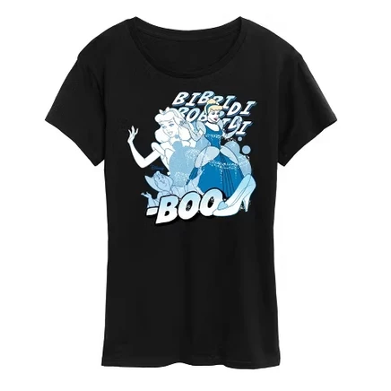 Women's -  - Cinderella Pop Short Sleeve Graphic T-Shirt black