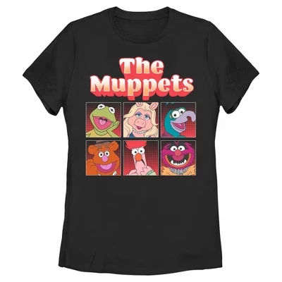 Женская футболка The Muppets Boxed Characters, черная