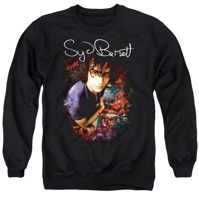 Толстовка с круглым вырезом для взрослых Syd Barrett Madcap Syd черная