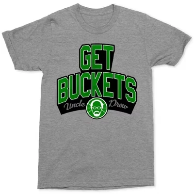 Мужская футболка с графическим принтом Get Buckets