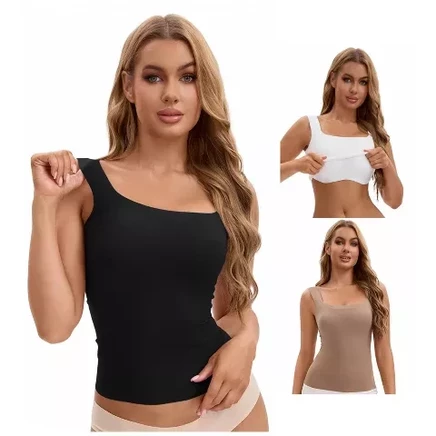 Женские топы INSPIRE CHIC, с лифом, черная/белая/кофейная