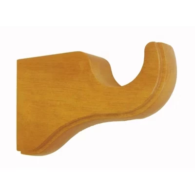 Кронштейны одинарного карниза Lumi Home Furnishings, дубовые