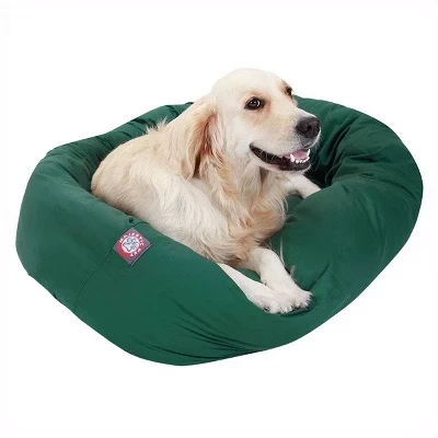 Лежак с бортиком Majestic Pet Bagel, зеленый