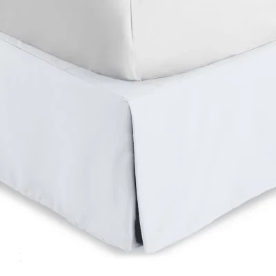 Юбка для кровати Bare Home плиссированная 38 см, белая
