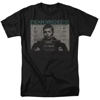 Мужская футболка Dean Mug Shot черного цвета