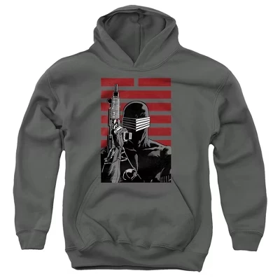 Худи для мальчиков G.I. JOE Snake Eyes Ninja, угольное