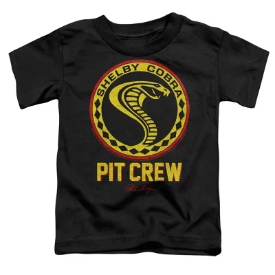Футболка со значком Carroll Vintage Pit Crew для маленьких мальчиков, черная