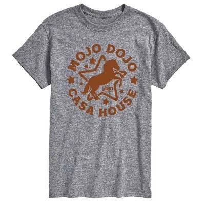 Мужская футболка Mojo Dojo Casa House с коротким рукавом и графическим рисунком athletic heather