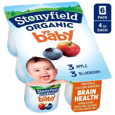 Органический йогурт с пробиотиком из цельного молока YoBaby