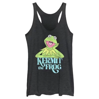 Женская майка Kermit the Frog Distressed Racerback на бретелях