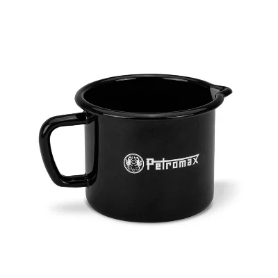 Ковш Petromax Warming Pot эмалированный с носиком, черный