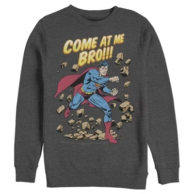 Мужской свитшот DC Comics Superman, темно-серый меланж