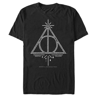 Мужская футболка Harry Potter «Дары смерти», черная