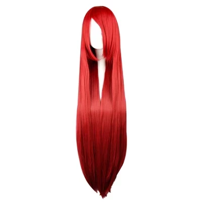 Женский парик Unique Bargains 99 см с сеткой, красный