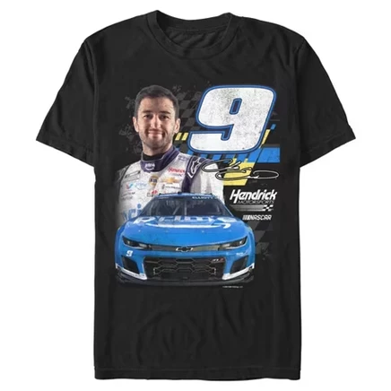Мужская футболка Hendrick Motorsports Chase Elliott, черная