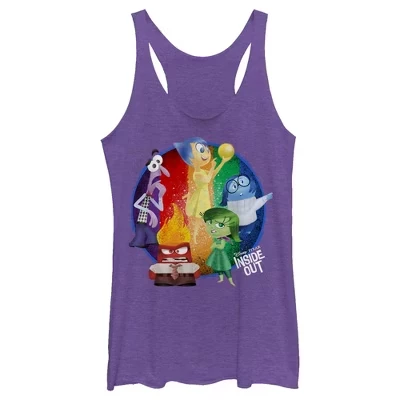 Женская яркая майка Circle of Emotions Racerback