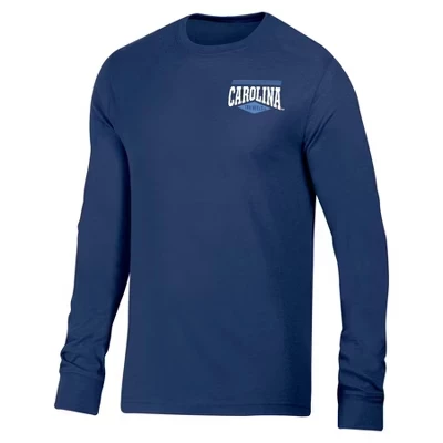 Мужская двусторонняя футболка с длинным рукавом North Carolina Tar Heels