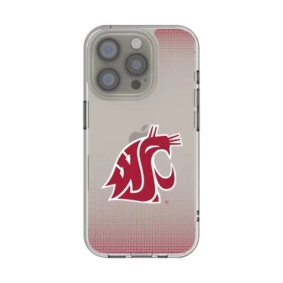 NCAA Pac-12 Университетов Льняной прозрачный чехол для мобильного телефона Apple iPhone washington state cougars