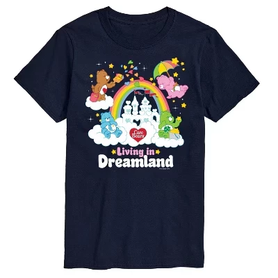 Мужская футболка Care Bears «Living In Dreamland», синяя