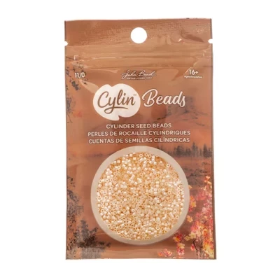 Бисер цилиндрический John Bead 11/0 25 г, бежевый